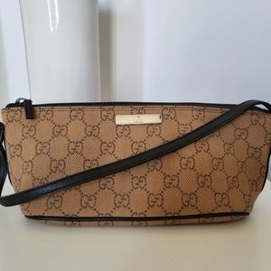 GUCCI Monogram Boat  Bag Pochette